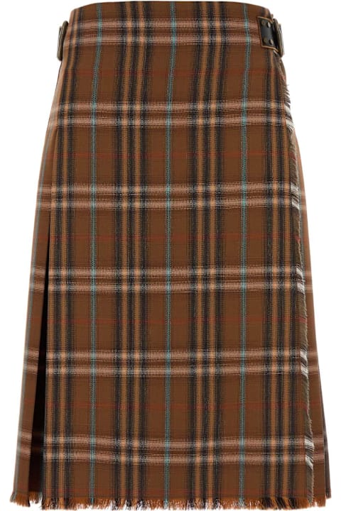 أدوات منزلية Burberry Embroidered Wool Skirt