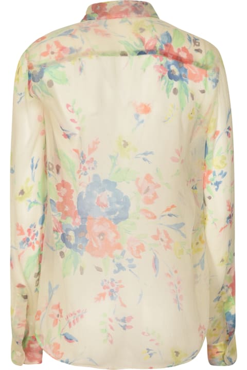 Aspesi Topwear for Women Aspesi Flower Silk Shirt