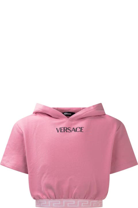 Versace Sweaters & Sweatshirts for Boys Versace Greca Sweatshirt