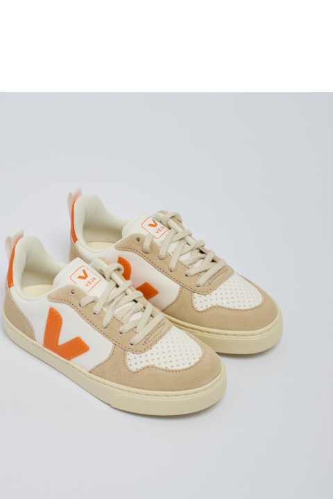 Veja Shoes for Boys Veja Small V-10 Sneaker