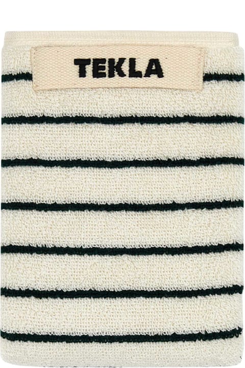 Tekla Textiles & Linens Tekla Embroidered Terry Washcloth