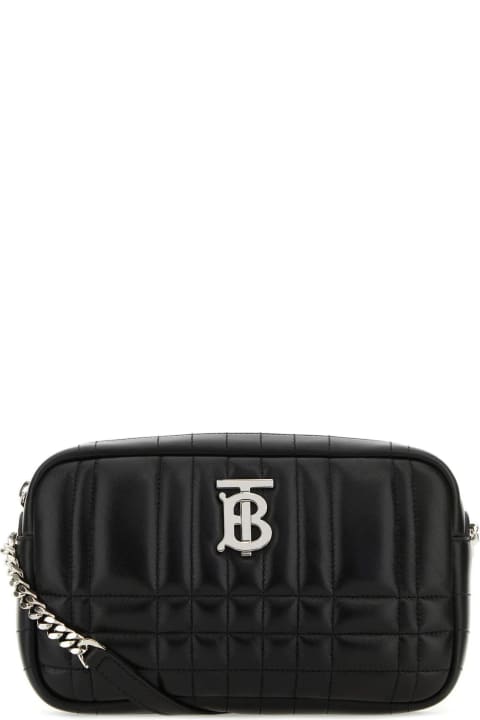 Bags for Women Burberry Black Leather Small Lola Crossbody Bag
