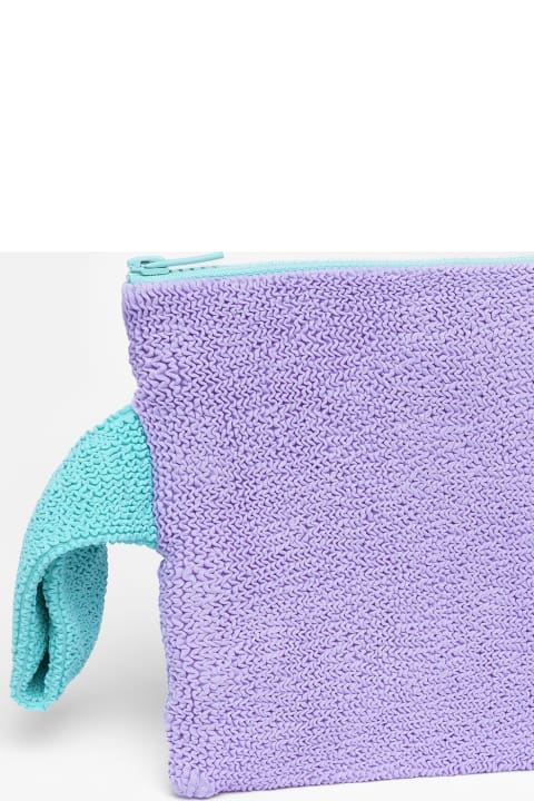 Luggage for Men MC2 Saint Barth Pareasy Purple Crinkle Pochette