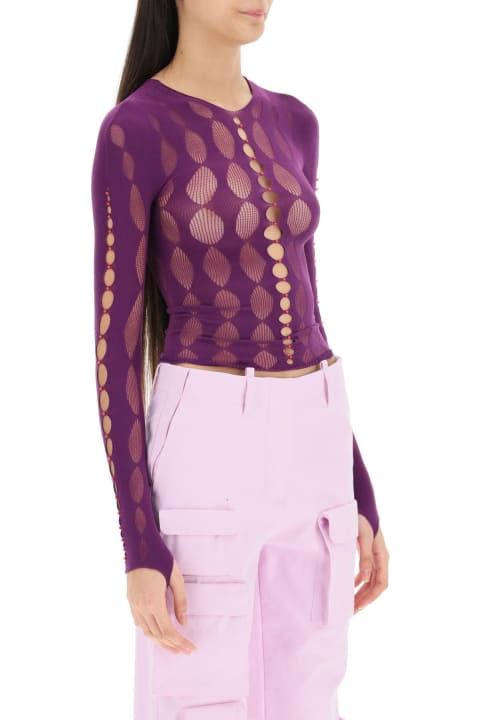 Beaded See-through Top