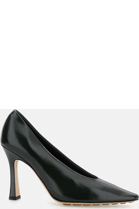 パンプス VALENTINO Two-tone leather Foliefoliage pumps Valentino Garavani Two-tone Leather Foliefoliage Pumps