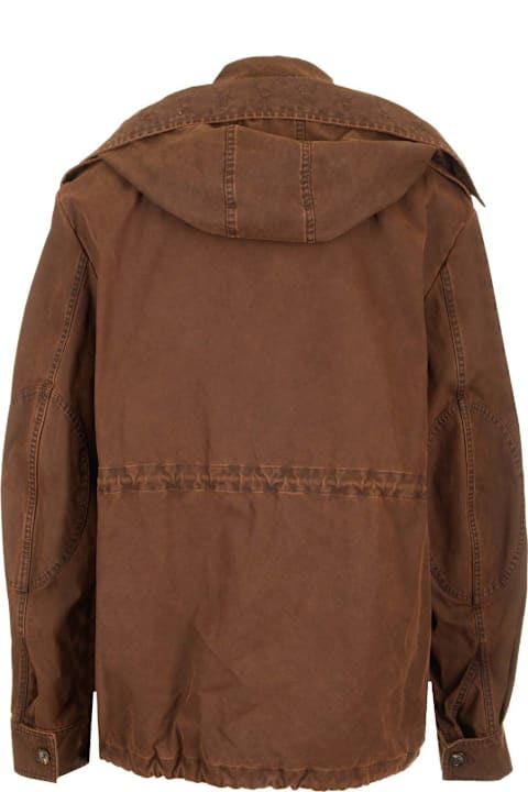 Alexander McQueen Coats & Jackets for Men Alexander McQueen Cotton Canvas Parka