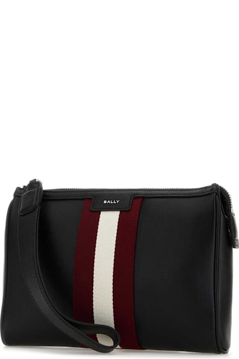 Bally Bags for Men Bally Black Leather Clutch