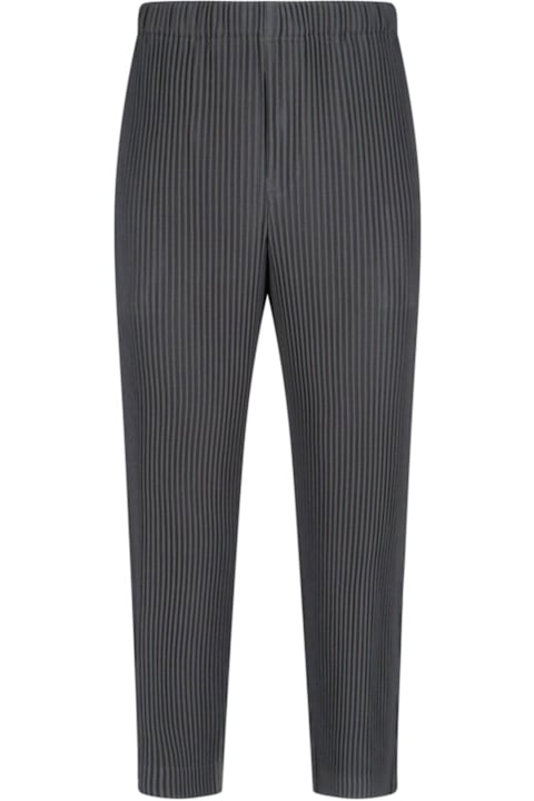 Homme Plissé Issey Miyake for Men Homme Plissé Issey Miyake Pleated Tapered Leg Trousers