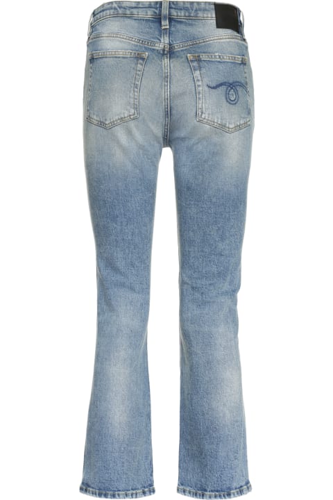 R13 for Women R13 Cropped Flared Jeans