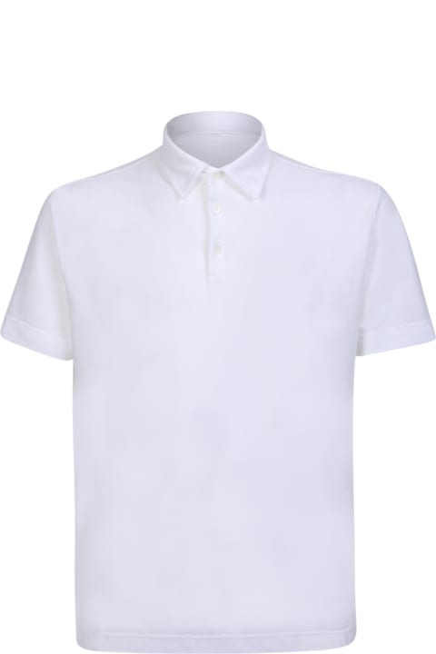 Zanone Topwear for Men Zanone White Polo Shirt