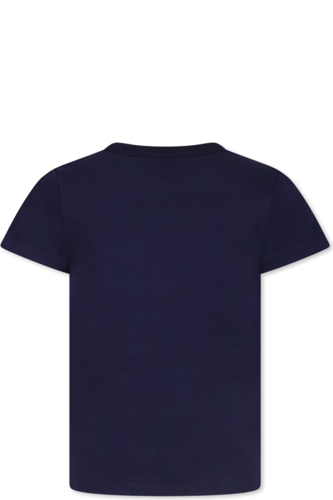 أدوات منزلية Marc Jacobs Blue T-shirt For Girl With Logo