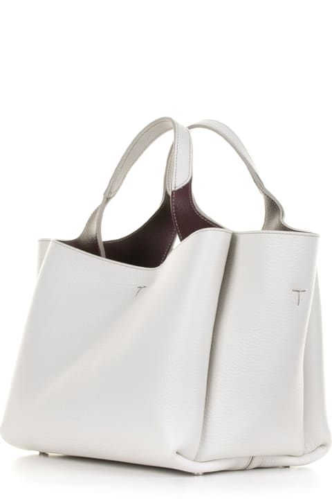 Tod's Totes for Women Tod's Handbag With Embossed Logo And T Timeless Charm In Grainy Leather