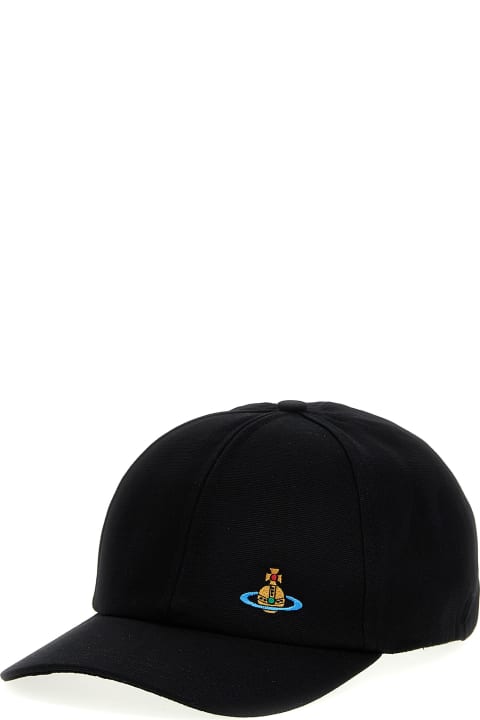 Hats for Women Vivienne Westwood Logo Embroidery Baseball Cap