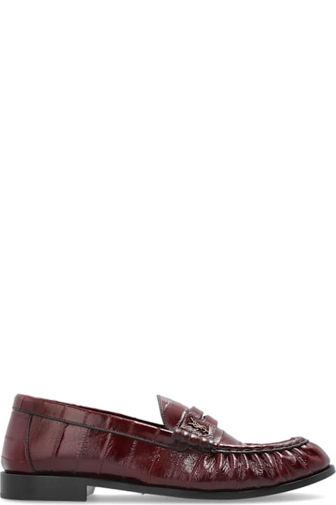 آخر صيحات الموضة من السيدات Saint Laurent Saint Laurent Leather Loafers