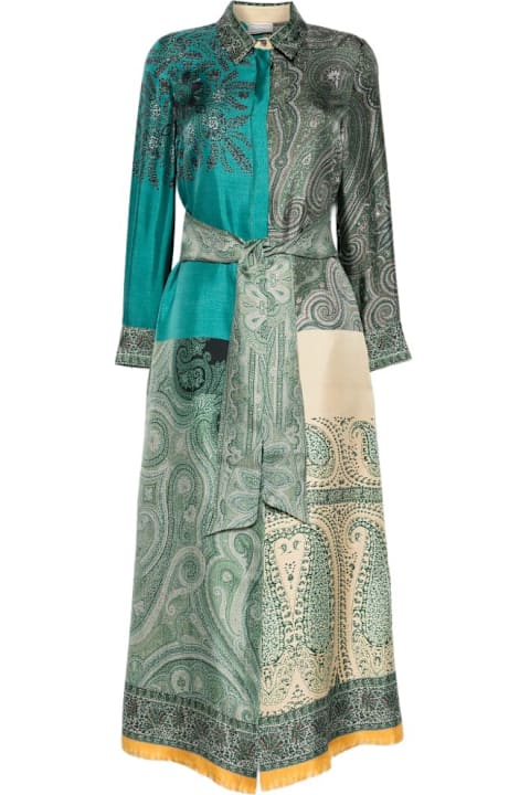 Pierre-Louis Mascia for Kids Pierre-Louis Mascia Printed Silk Dress