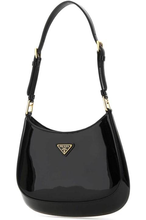 Prada Sale for Women Prada Black Leather Cleo Handbag