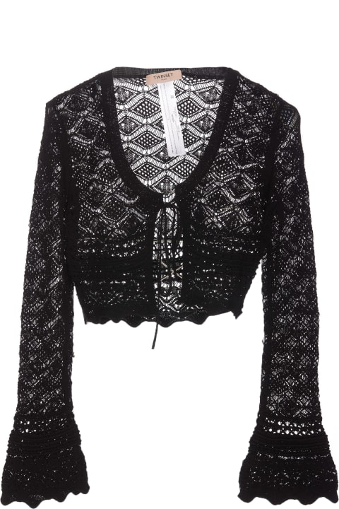 TwinSet for Women TwinSet Lace Details Shrug