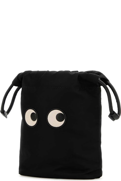 Anya Hindmarch for Women Anya Hindmarch Black Econyl Pouch
