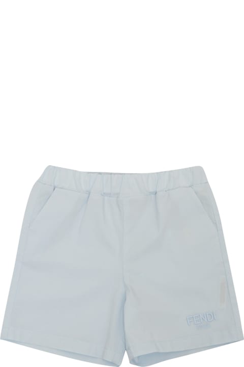 Fendi Bottoms for Baby Boys Fendi Popeline Shorts