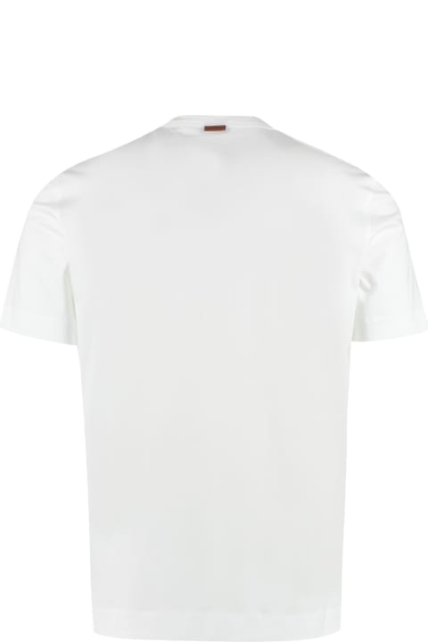 Zegna for Men Zegna Logo Cotton T-shirt