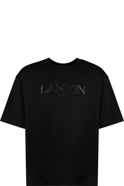 Lanvin Topwear for Women Lanvin Logo Cotton T-shirt