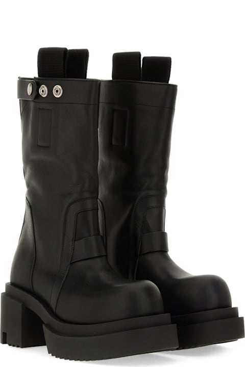 ウィメンズ シューズのセール Rick Owens Leather Boot