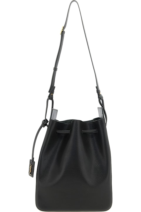 Saint Laurent Bags for Women Saint Laurent Large Leather Bucket Bag