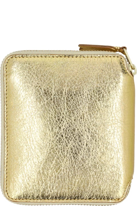 Fashion for Women Comme des Garçons Wallet Metallic Zip Around Wallet