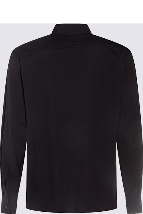 Bottega Veneta for Men Bottega Veneta Black Wool Shirt