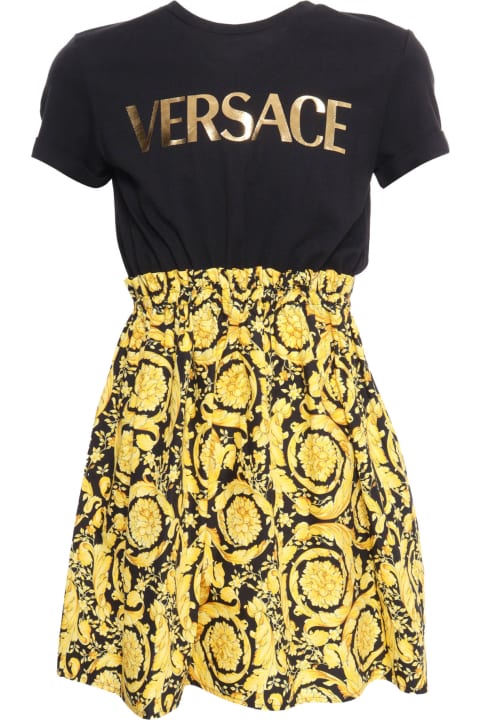 Versace for Kids Versace Barocco Style Dress