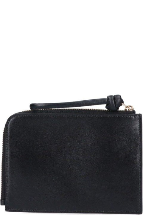 Clutches for Women Jil Sander Logo-embossed Coin Purse