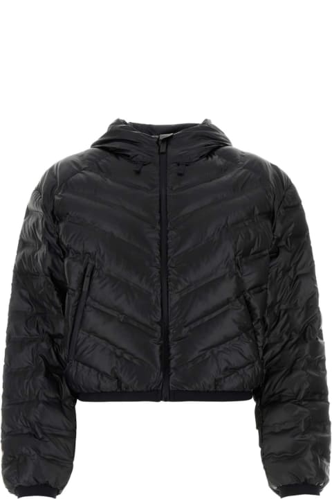 Coats & Jackets for Women Prada Black Polyurethane Blend Padded Jacket
