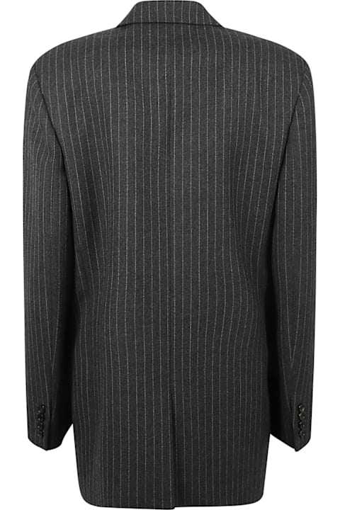 Saint Laurent Coats & Jackets for Women Saint Laurent Pinstripe Double-breasted Blazer