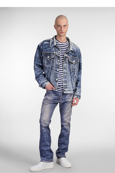 Junya Watanabe Jeans for Men Junya Watanabe Jeans In Blue Nylon