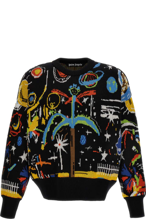 Sweaters for Men Palm Angels Starry Night Sweater