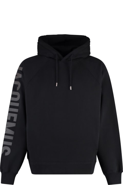 Fleeces & Tracksuits Sale for Men Jacquemus Typo Cotton Hoodie