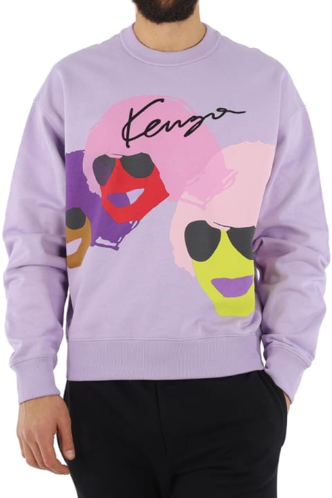 メンズ Kenzoのフリース＆ラウンジウェア Kenzo Graphic Oversize Sweatshirt