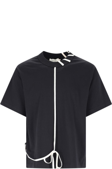 Lace-up Detail T-shirt