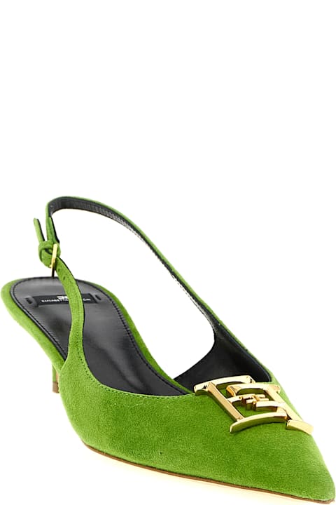 Elisabetta Franchi Suede Slingbacks