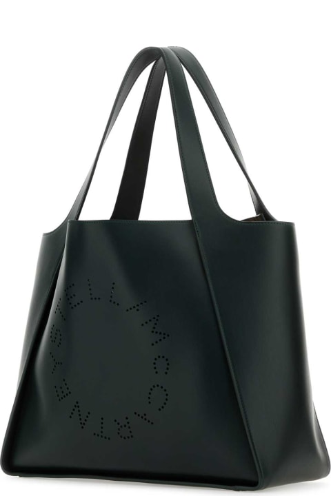 Fashion for Women Stella McCartney Bottle Green Alter Mat Stella Logo Shoulder Bag