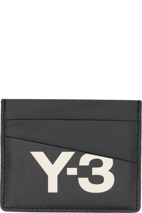 Y-3 محافظ لـ القسم الرجالي Y-3 Printed Logo Cardholder