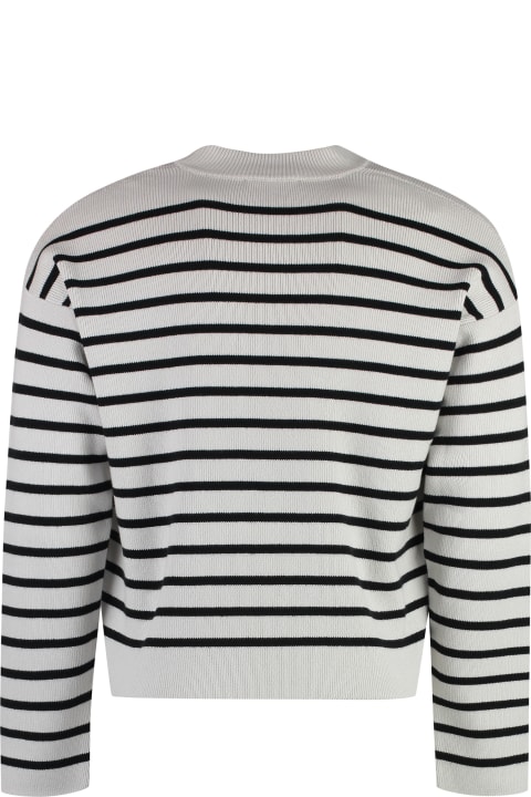 Ami Alexandre Mattiussi Sweaters for Women Ami Alexandre Mattiussi Striped Crew-neck Sweater