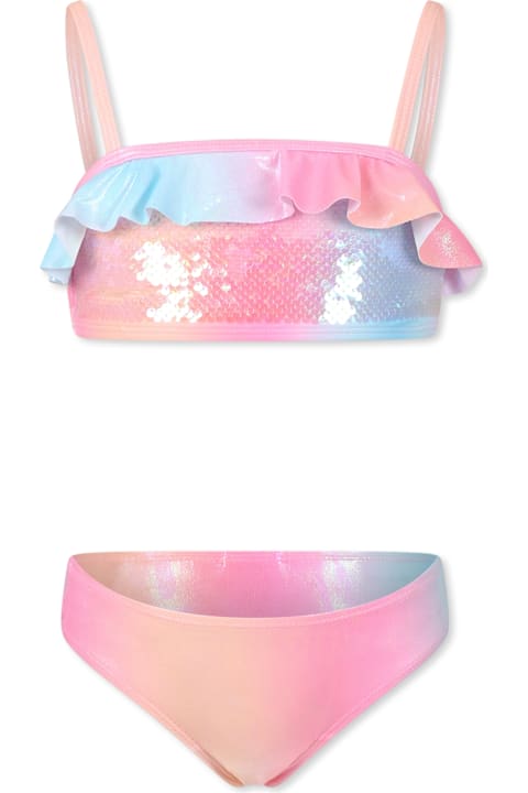 Homeware Billieblush Multicolor Bikini For Girl With Sequins