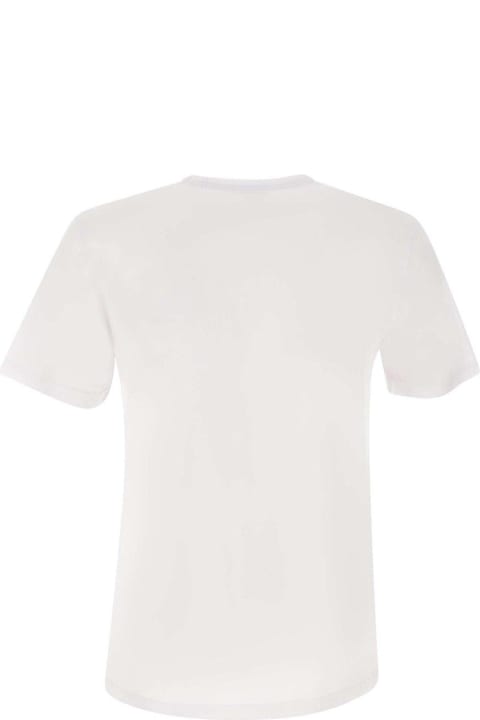 メンズ新着アイテム Woolrich Woolrich Logo Embroidered Crewneck T-shirt