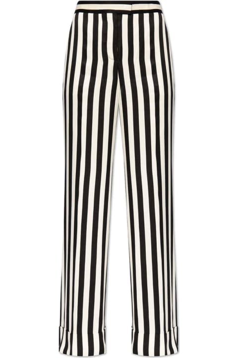 ウィメンズ Moschinoのパンツ＆ショーツ Moschino Striped Wide-leg Trousers