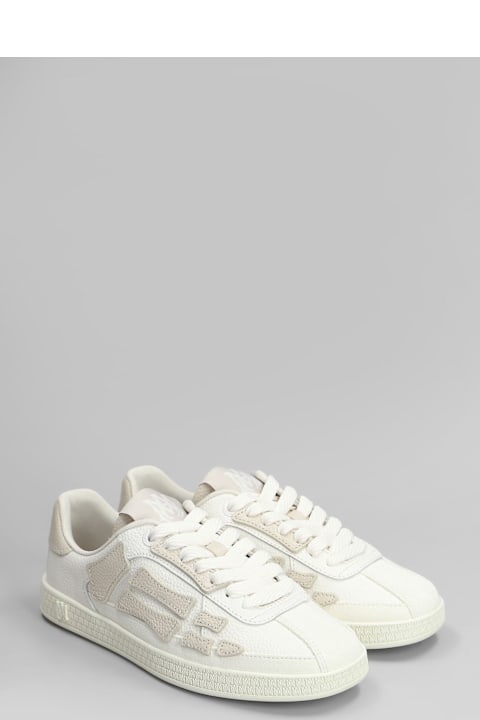 AMIRI Sneakers for Women AMIRI Pacific Bones Sneakers In Beige Leather