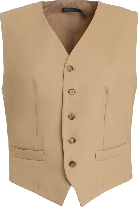 Polo Ralph Lauren for Women Polo Ralph Lauren Cotton-wool Blend Vest