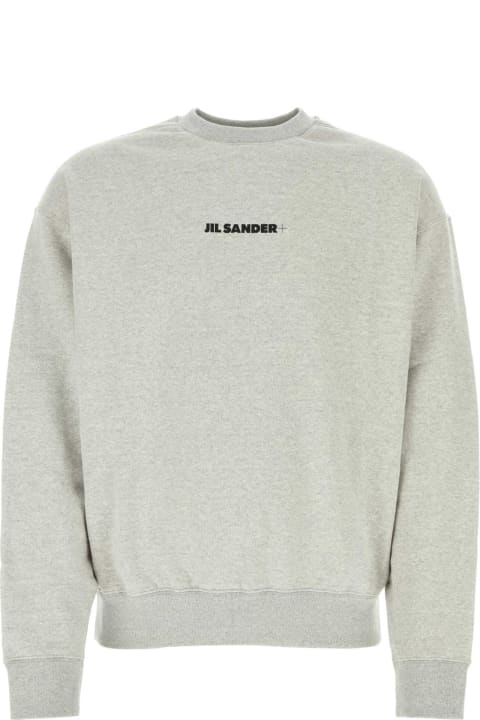 Jil Sander Fleeces & Tracksuits for Men Jil Sander Grey Cotton Oversize Sweatshirt