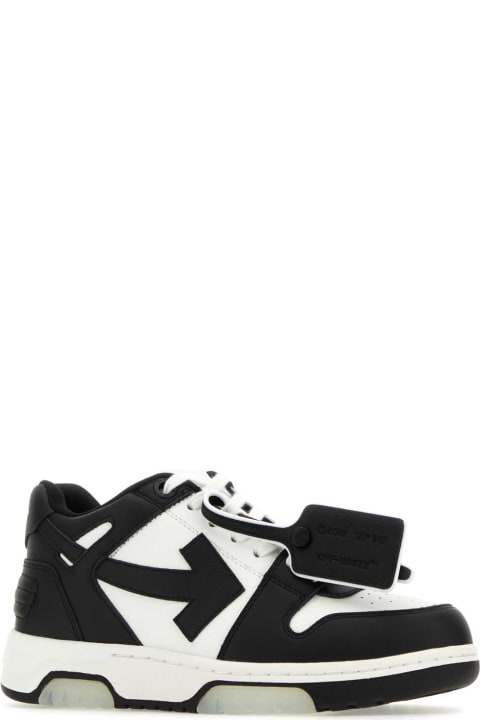 Sneakers for Men Off-White Two-tone Leather Out Of Office Sneakers