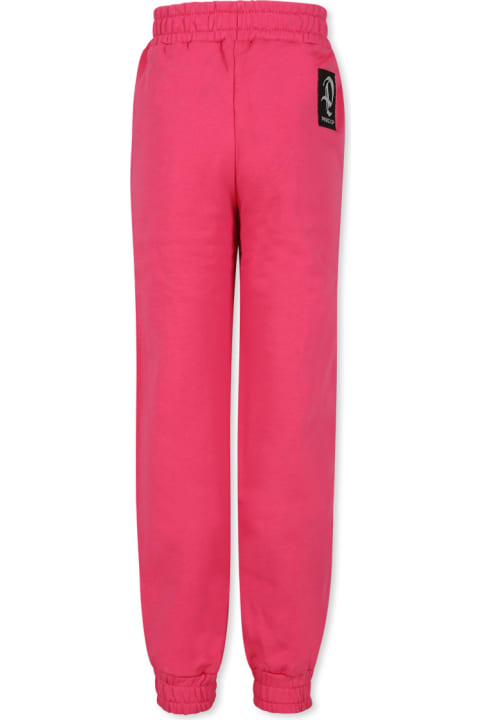 Pinko for Girls Pinko Fuchsia Trousers For Girl With Logo